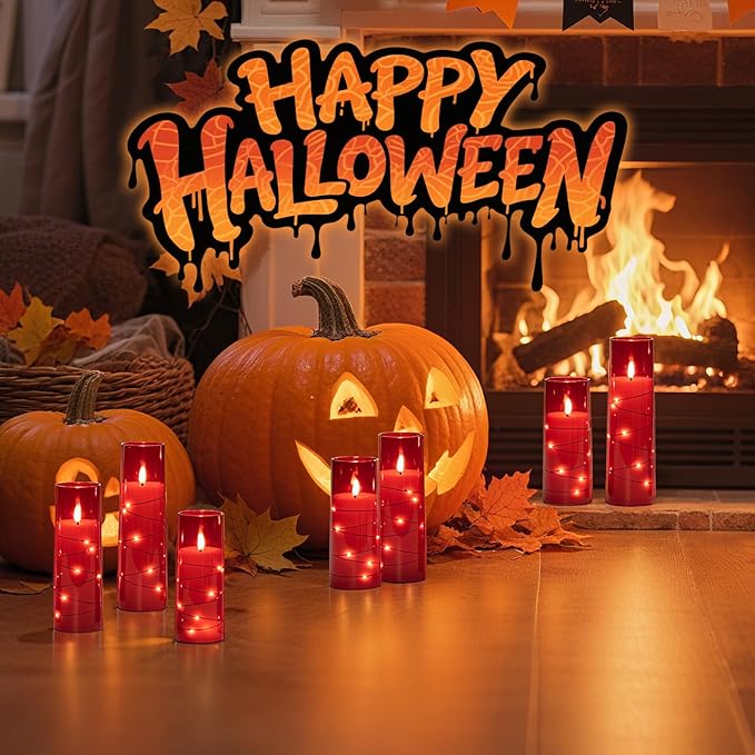 Raycare Flameless Candle with Remote Timer – 5 Flickering Acrylic Battery Ope...