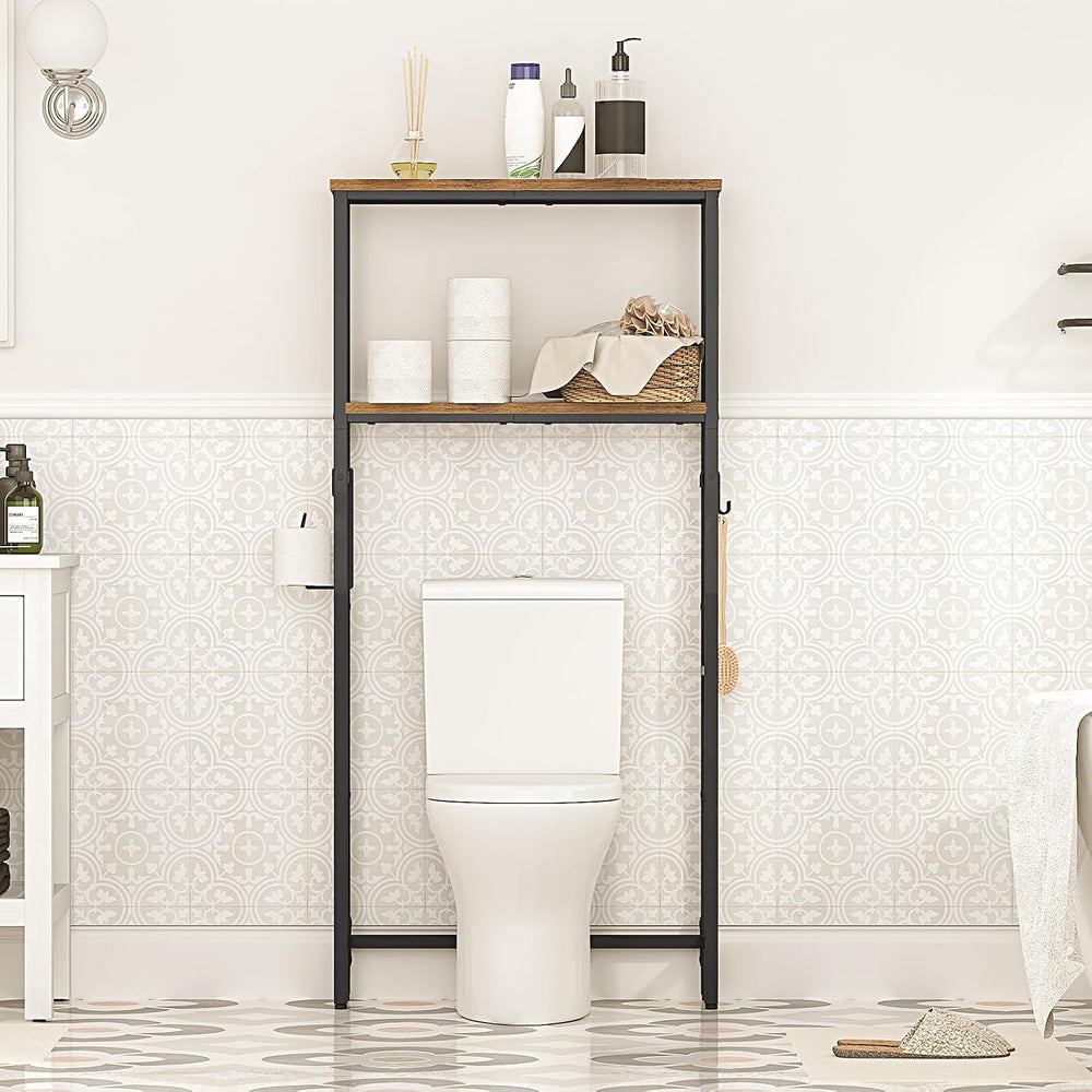 HOOBRO Over The Toilet Storage, 2-Tier freestanding Over the Toilet Storage, ...