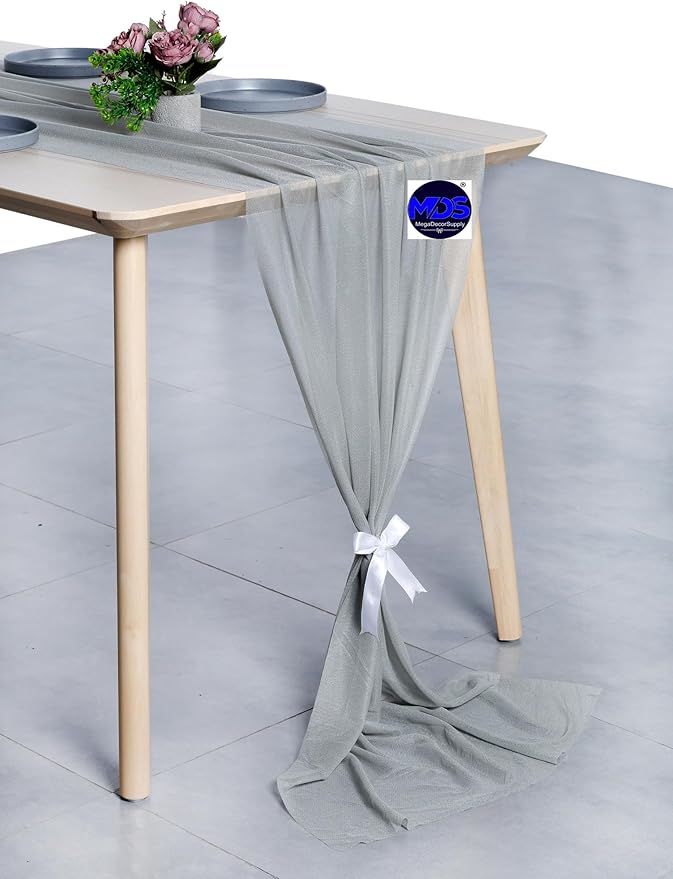 MDS Halloween Chiffon Table Runner - 10 Pack, 29 x 170 Inches, 14ft Each - Sh...