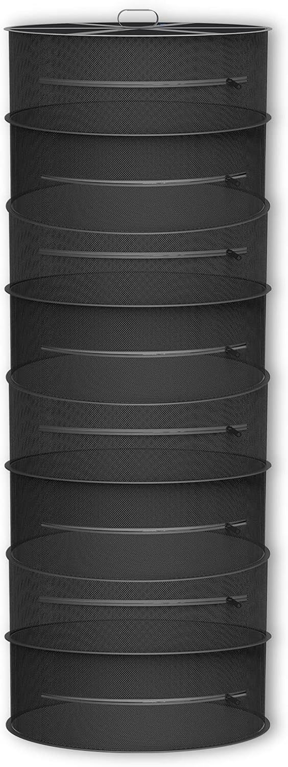 AC Infinity Herb Drying Rack 8-Layer, Collapsible Mesh Hanging Dryer Net