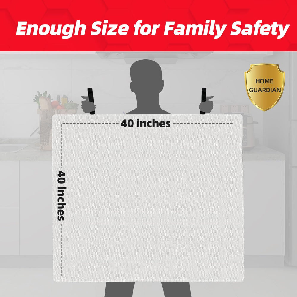 LaSyL Blanket Emergency for Home, 40" x 40"(Pack of 6), Fire Supres...