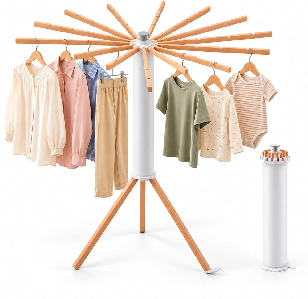 Foldable Clothes Drying Rack, Laundry Drying Rack Collapsible