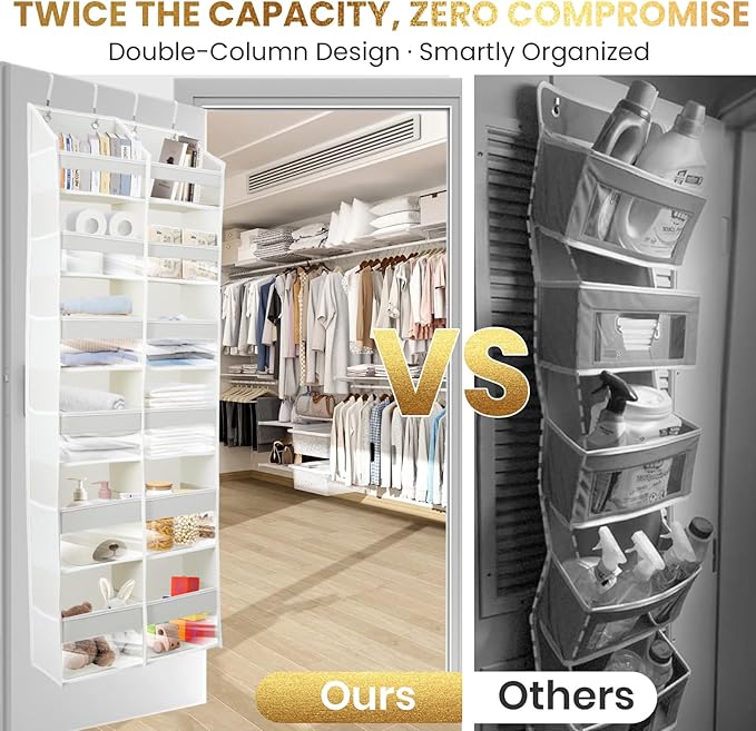 HOMELUX THEORY Heavy Duty Over the Door Organizer