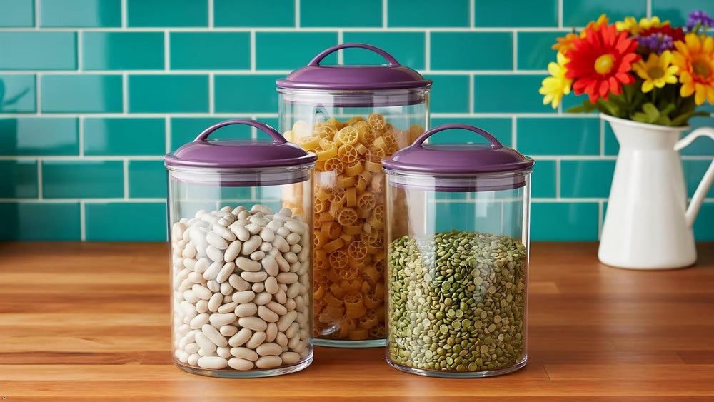 Reston Lloyd Food Storage Containers, BPA Free Airtight Canisters for Cereal,...