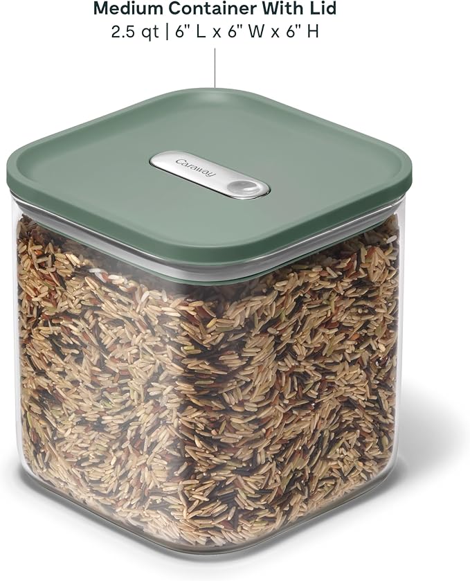 Caraway 2.5qt Glass Airtight Food Storage Container