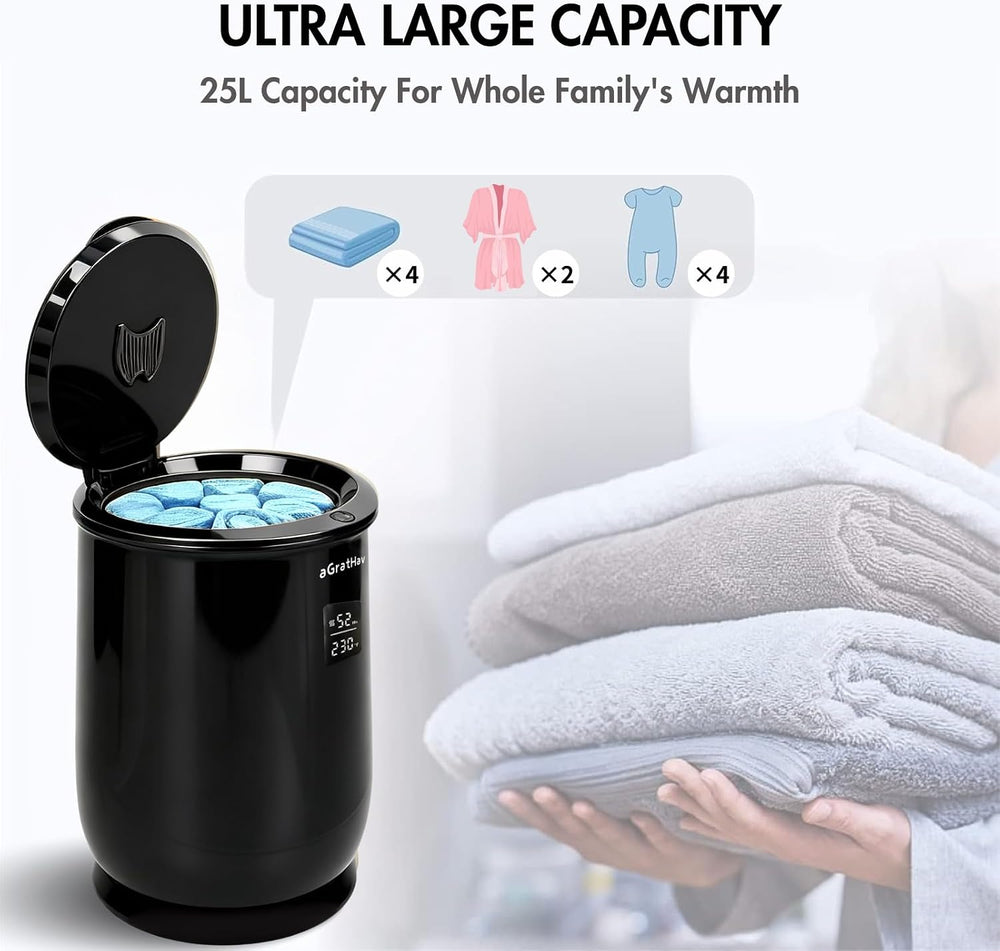 Towel Warmers Ultra Large Capacity Bucket Style 450W for Bathroom ETL FCC Cer...