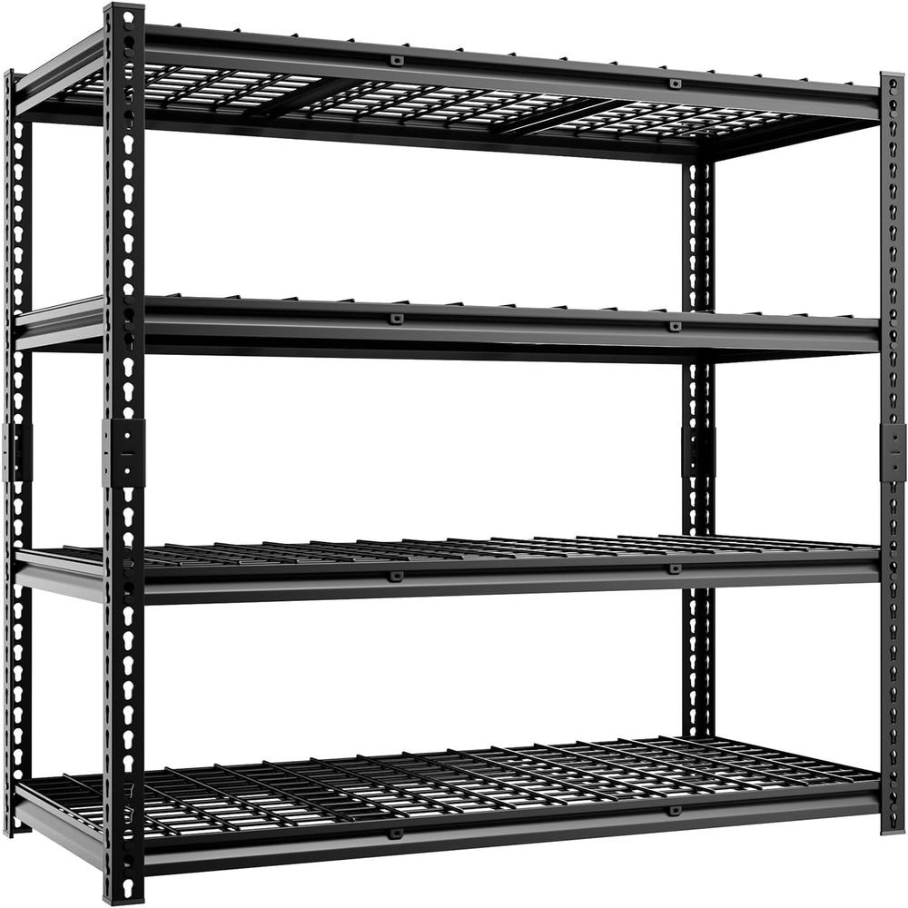 4-Tier 60" W X 24" D X 60" H Garage Shelves 2800LBS Heavy Duty...