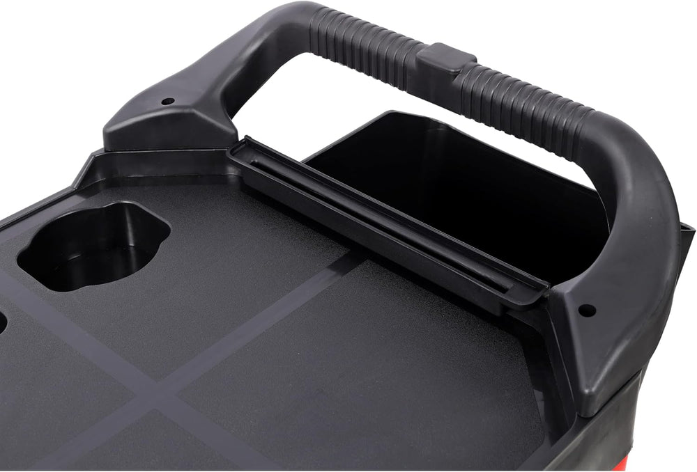 NicBex 3-Tier Rolling Tool Car with 2 Buckets & 12 Bottle Holders, 300 lb...