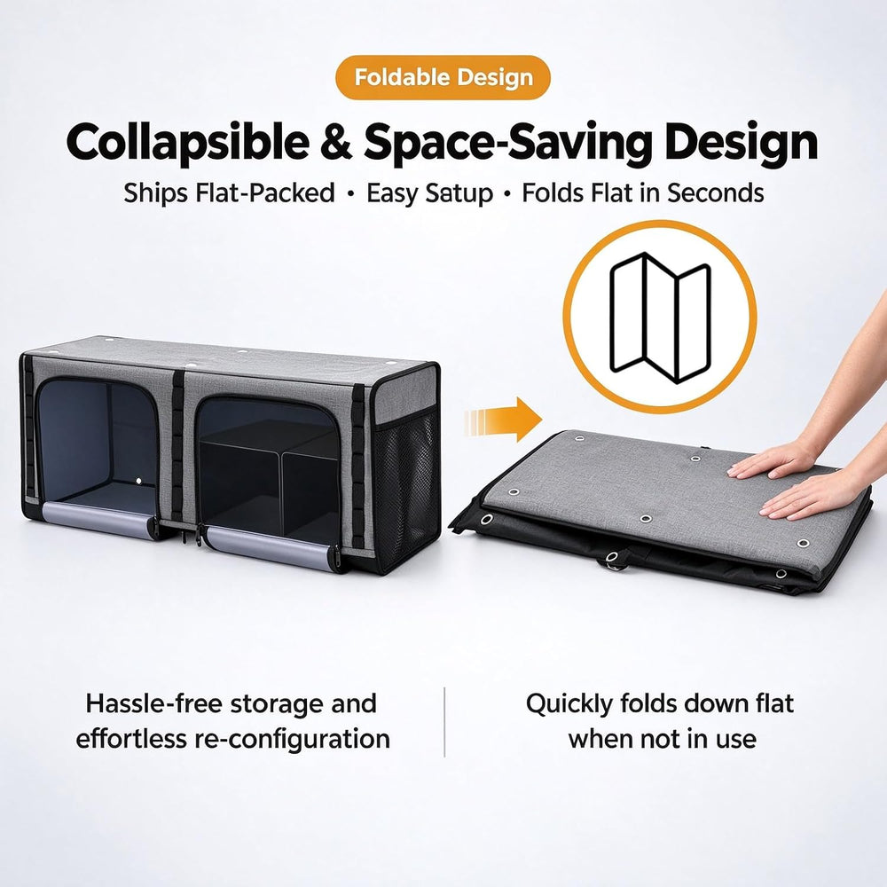 36" RV Overhead Soft-Sided Storage Cabinet, Soft Cabinets for Van & ...