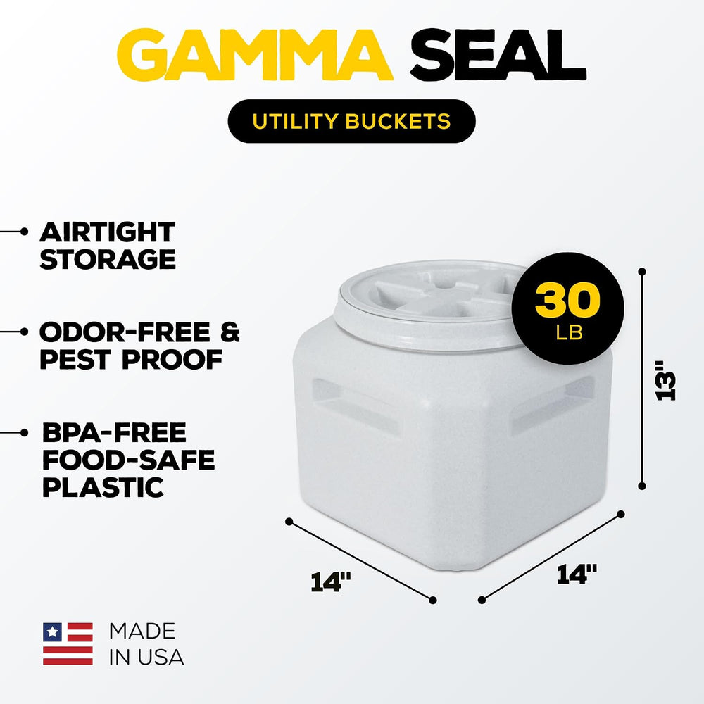 Vittles Vault Airtight Pet Food Storage Container + Scoop, Up to 30lbs