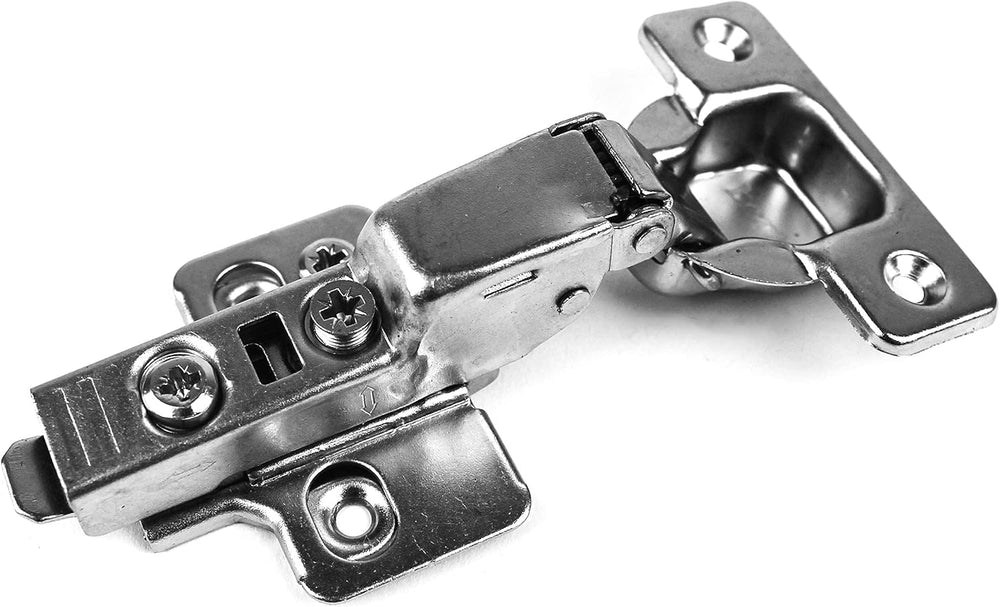 Berta, 40-Pack Half Overlay 110° Soft-Close Frameless Cabinet Hinges