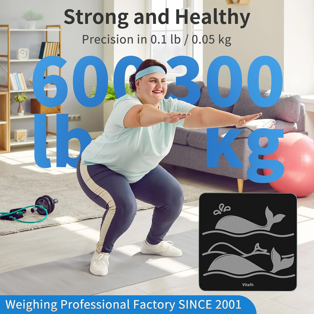 Vitafit FSA&HSA 660lb Weight Scale, Accuracy 0.1lb by Our Professional Sc...
