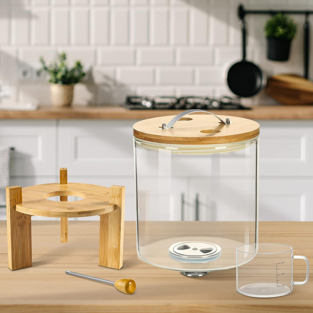 Rice Dispenser, Rice Storage Container:Flour and Cereal Container with Airtig...