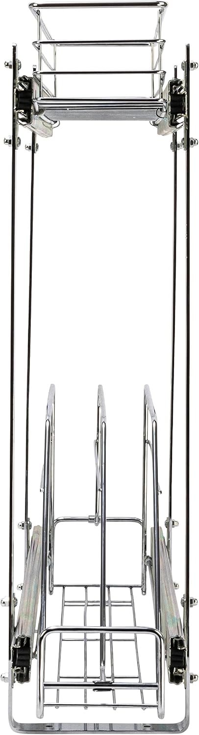 Household Essentials Glidez Multipurpose Chrome-Plated Steel Pull-Out/Slide-O...