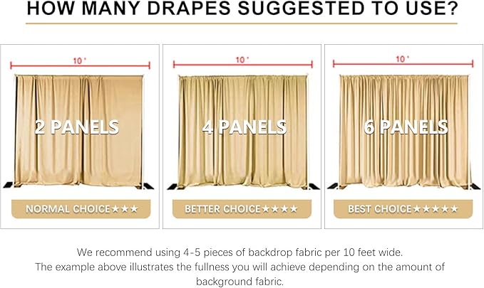 10 x 7 Feet Lake Blue Backdrop Curtain for Partie, Background Curtains for Ph...