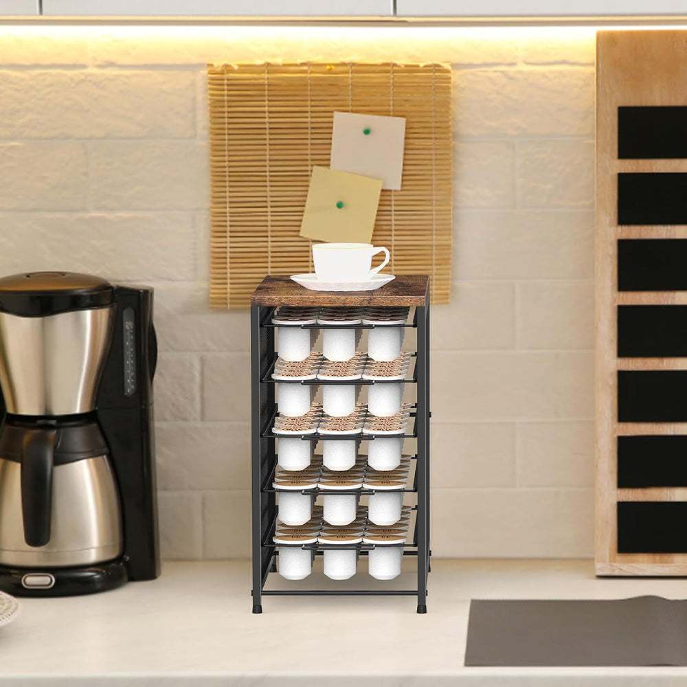 Coffee Pod Holder for Counter, 5 Tier Coffee Pod Drawer for K Cpus