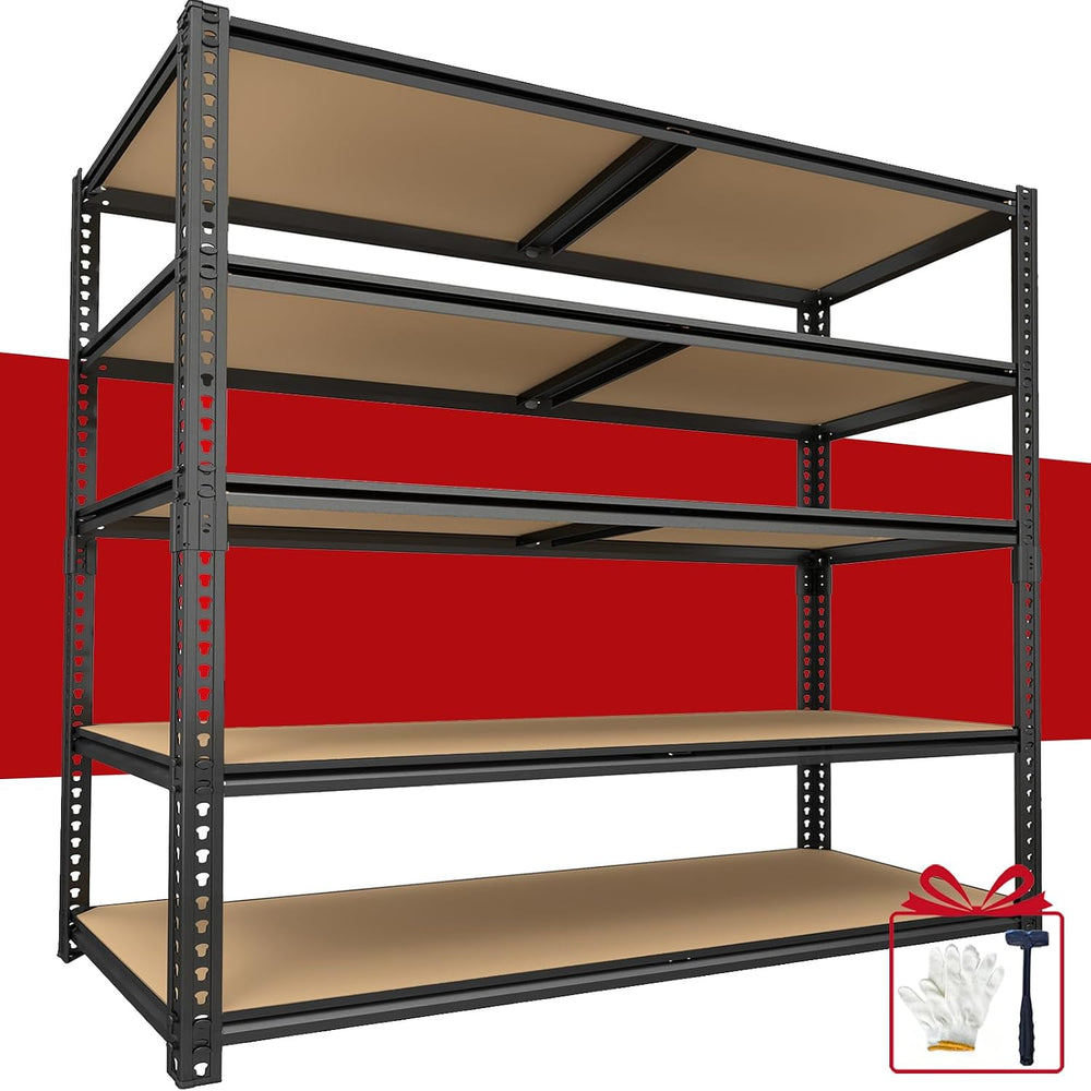 Garage Racks for Storage,5-Tier Adjustable Garage Shelving Storage Shelves,24...