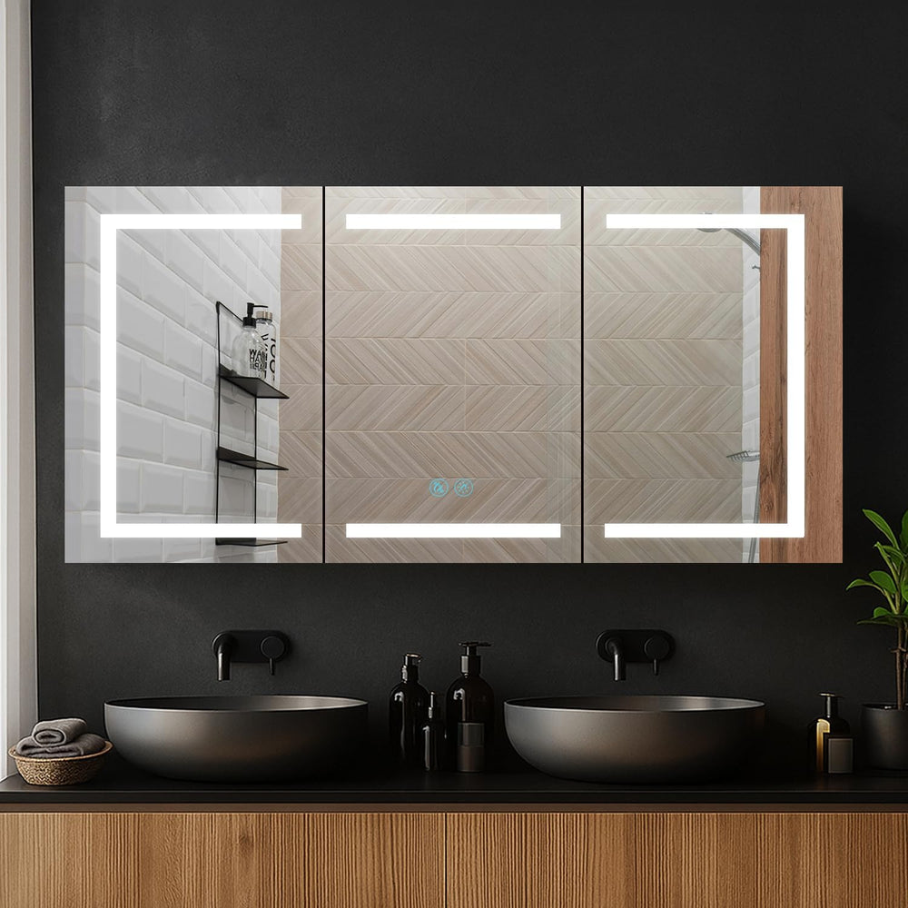 Blossom 60x26 in LED Medicine Cabinet Mirror, Wall Mounted, Anti-Fog