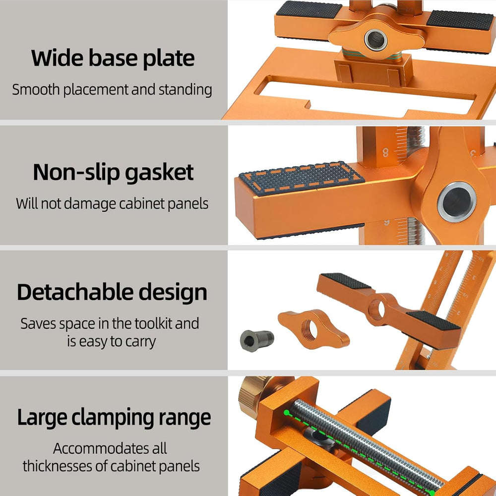 Imbot 3-in-1 Cabinet Door Mounting Jig, Cabinet Door Installation Positioner Kit