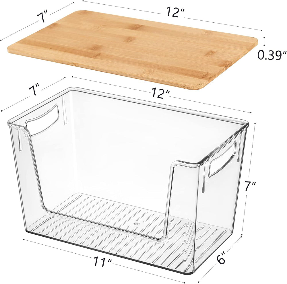 2 Pack Trash Bag Holder Dispenser, Extra Large Garbage Bags Holder, Stackable...