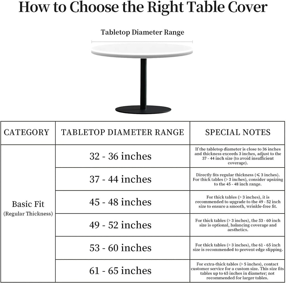 Halloween Tablecloth Round Fitted Tablecloth Fits 61"-65" Tables
