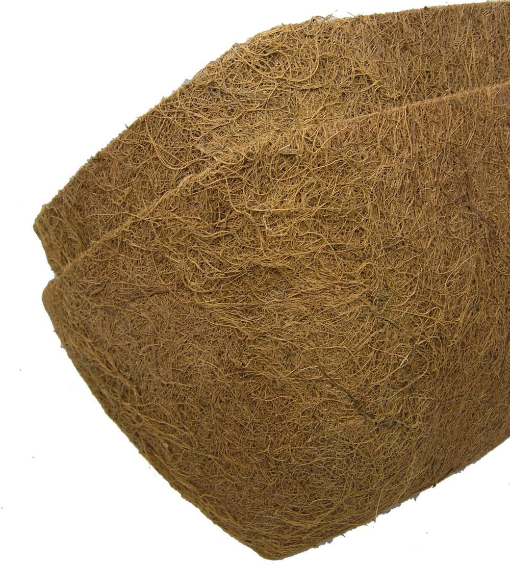 44in Long Molded Coco Fiber Liner for Window Hayrack Planters 44x10x10 2PK