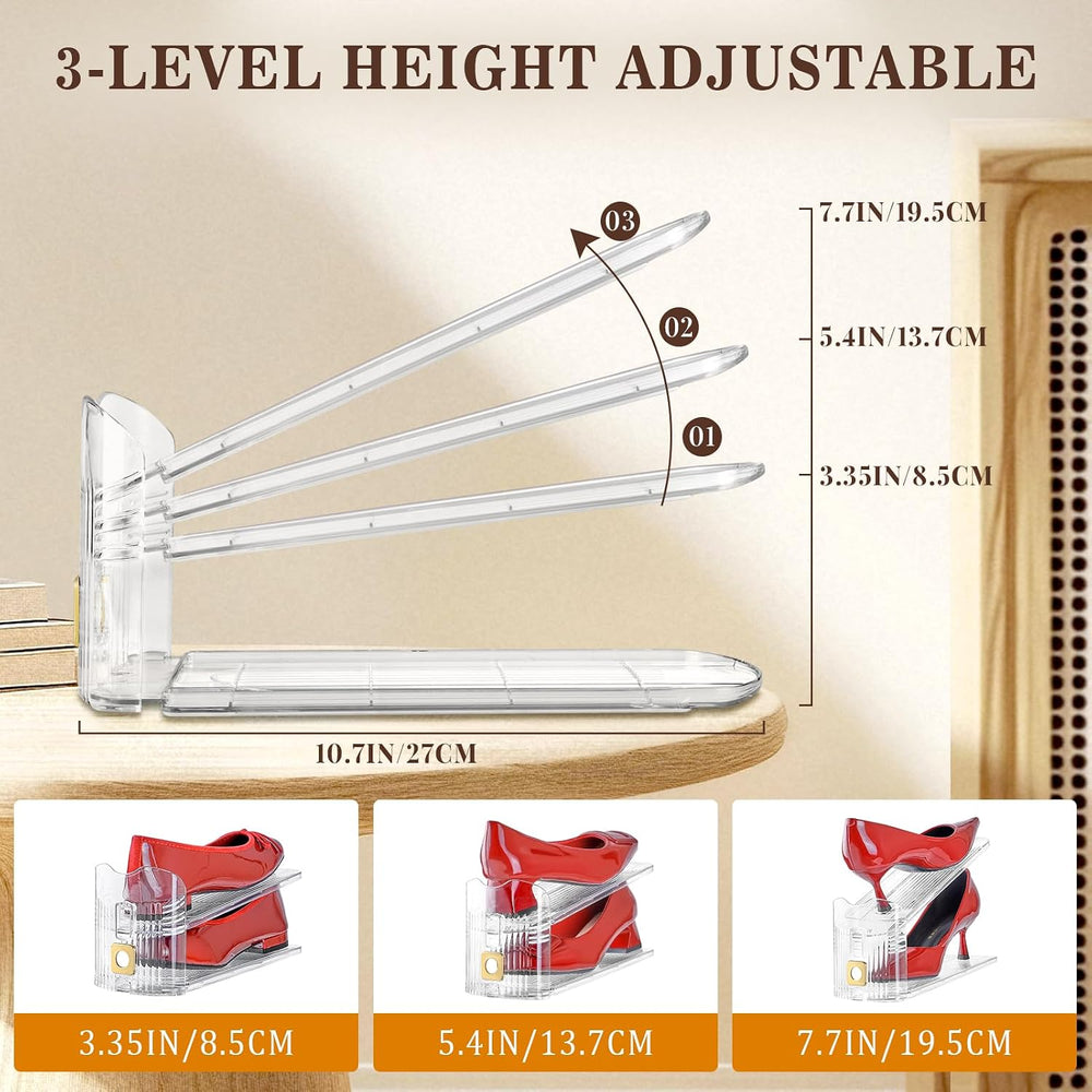 Shoe Slots Organizer for Closet, 30 Pack Shoe Stacker Organizer, Shoe Storage...