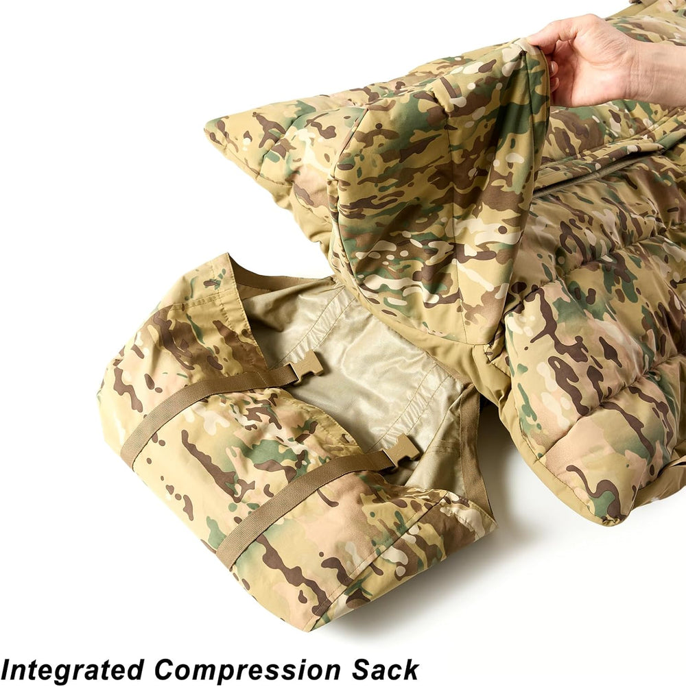MT British Army Pattern 1958 Style Sleeping Bag with Compression Sack