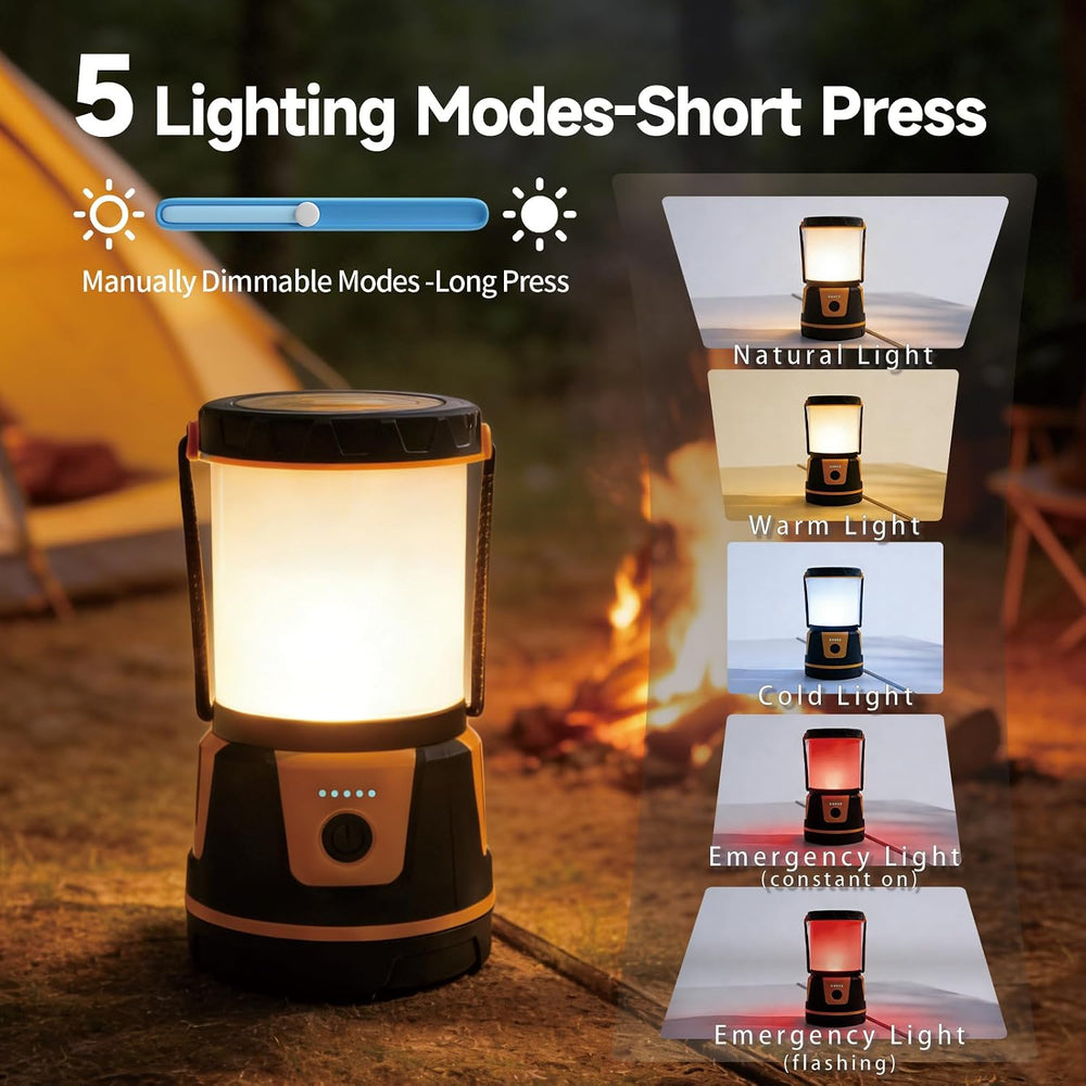 Rechargeable Emergency Light for Home Power Outages Hurricane Light
