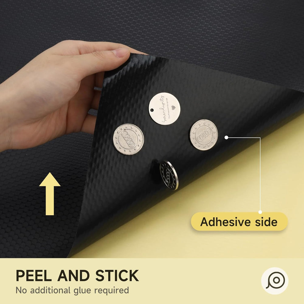 WochiTV Adhesive Shelf Liner 23.6 X 240 Inches Peel and Stick Kitchen Liner f...