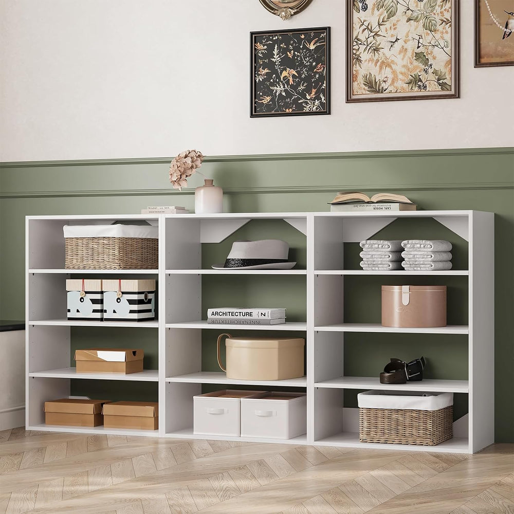 Short Tower Closet Unit, Modular Closet System, Wood Closet System Organizer ...