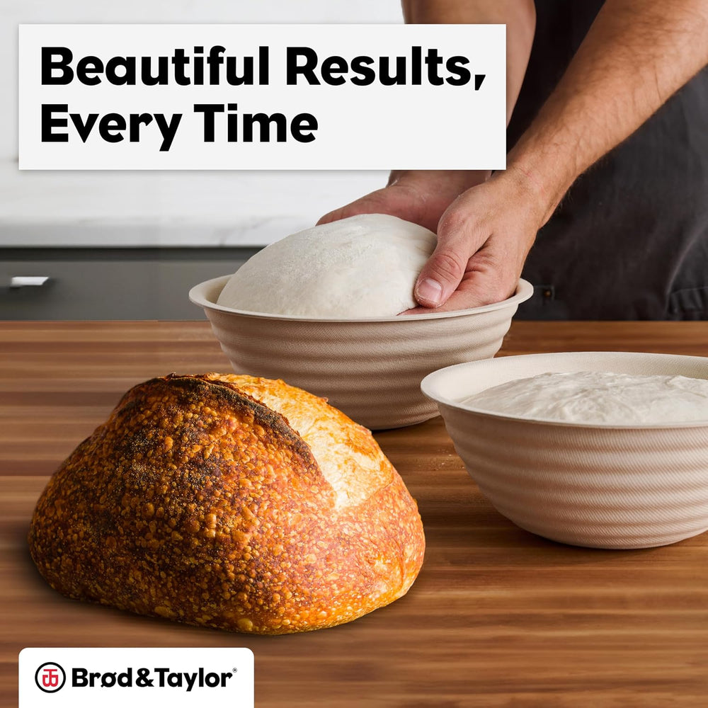 Brod & Taylor Banneton Boule 8.5” Proofing Basket for Sourdough & Art...