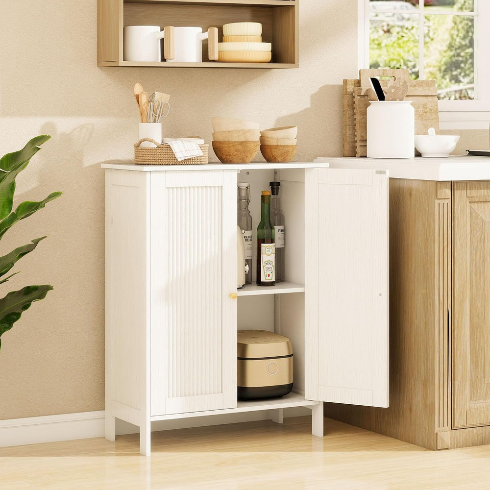 Bathroom Storage Cabinet with Doors, Freestanding Storage Cabinet