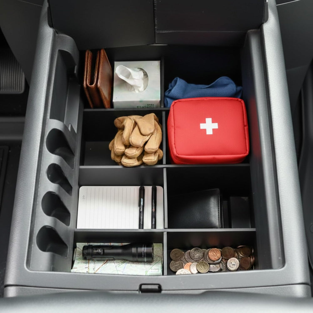 Vehicle OCD - Center Console Organizer for Ford F150 (2004-2014) (Column Shif...