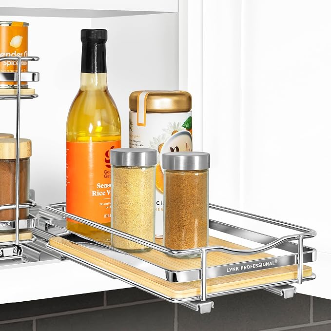 LYNK PROFESSIONAL® Élite™ Pull Out Spice Rack Organizer
