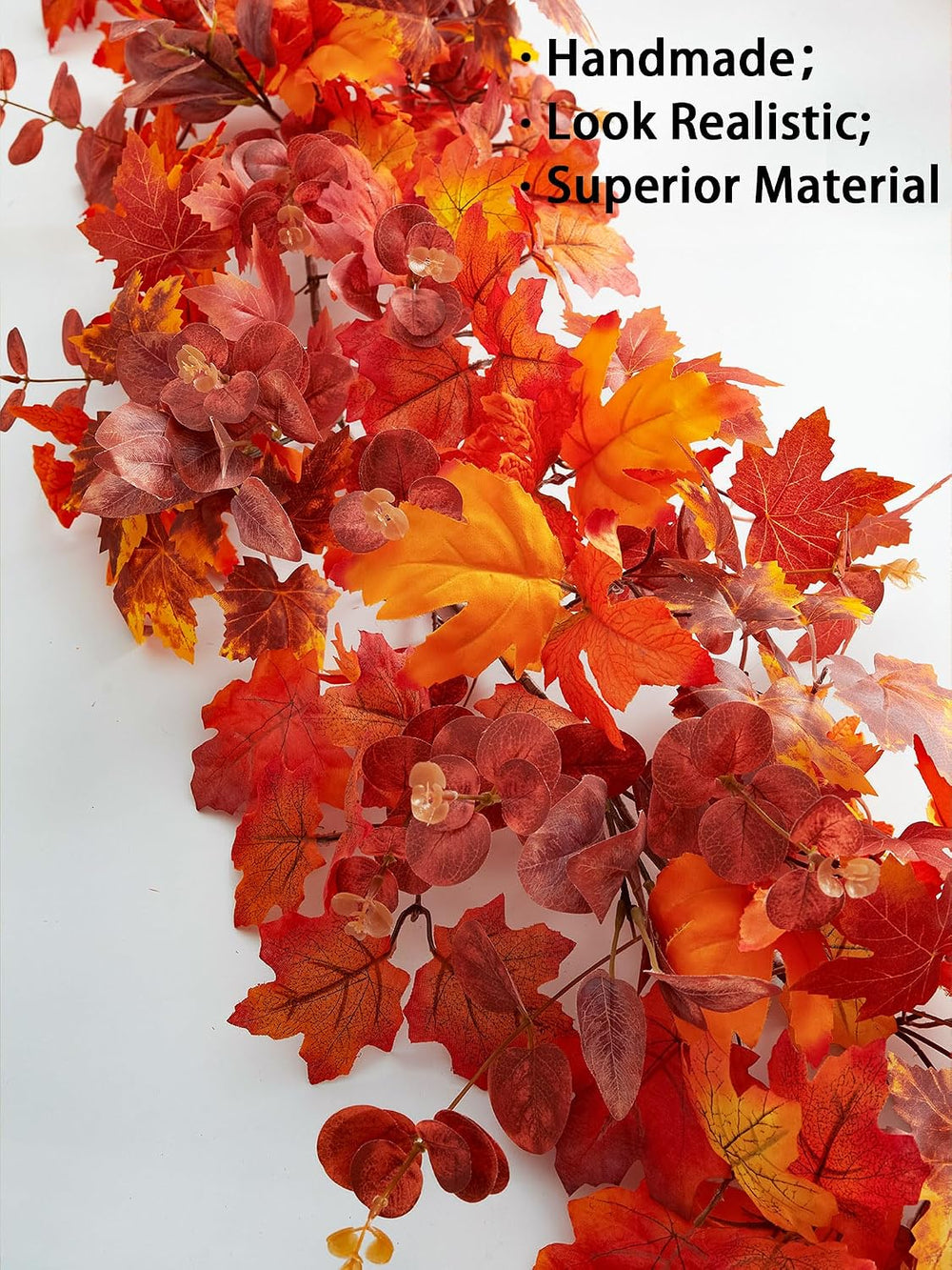 Thanksgiving Decorations - Fall Decor - Fall Garland - 9FT Autumn Maples for ...