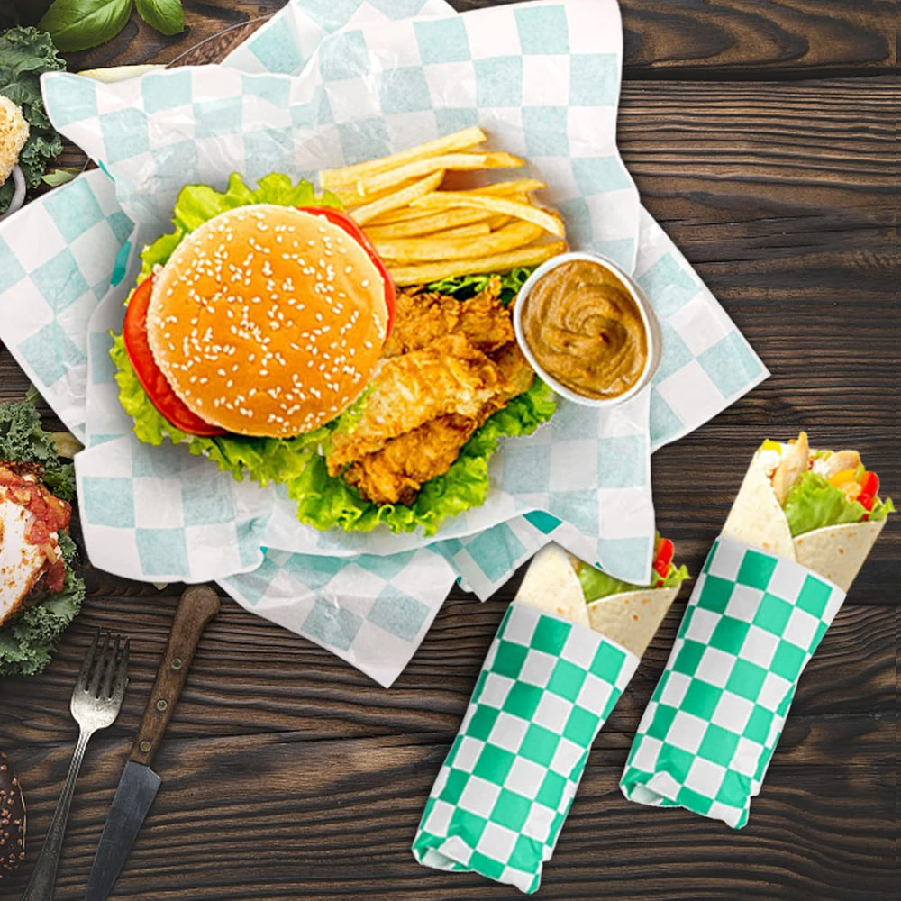 Fasmov 1000 Sheets 12 x 12 inches Sandwich Paper Deli Basket Liner Wrap Food ...
