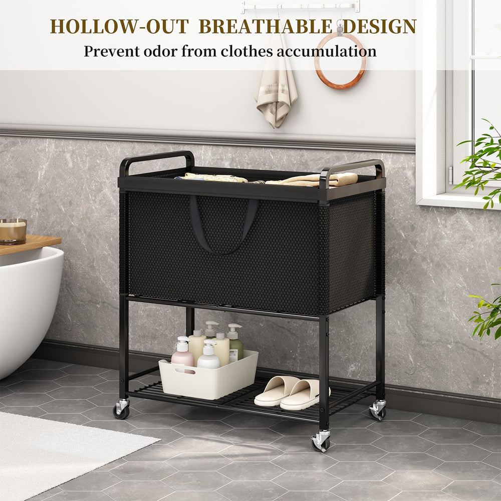 Laundry Hamper cart with wheels: