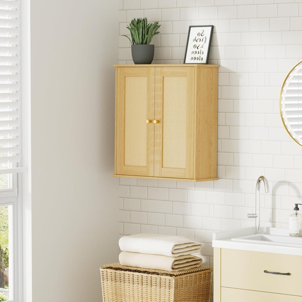 Bathroom Wall Cabinet, Medicine Cabinet with Adjustable Shelves
