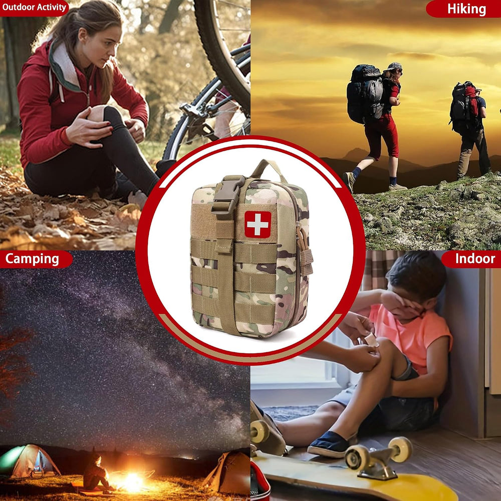 Universal IFAK Trauma First Aid Kit Molle Pouches Emergency Survival Kit Suit...