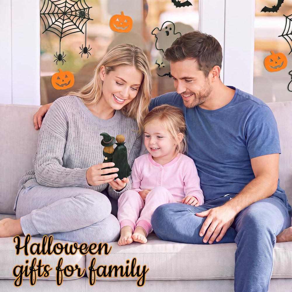 Halloween Decor Indoor, 6" Halloween Family Figurine, Gift for Family