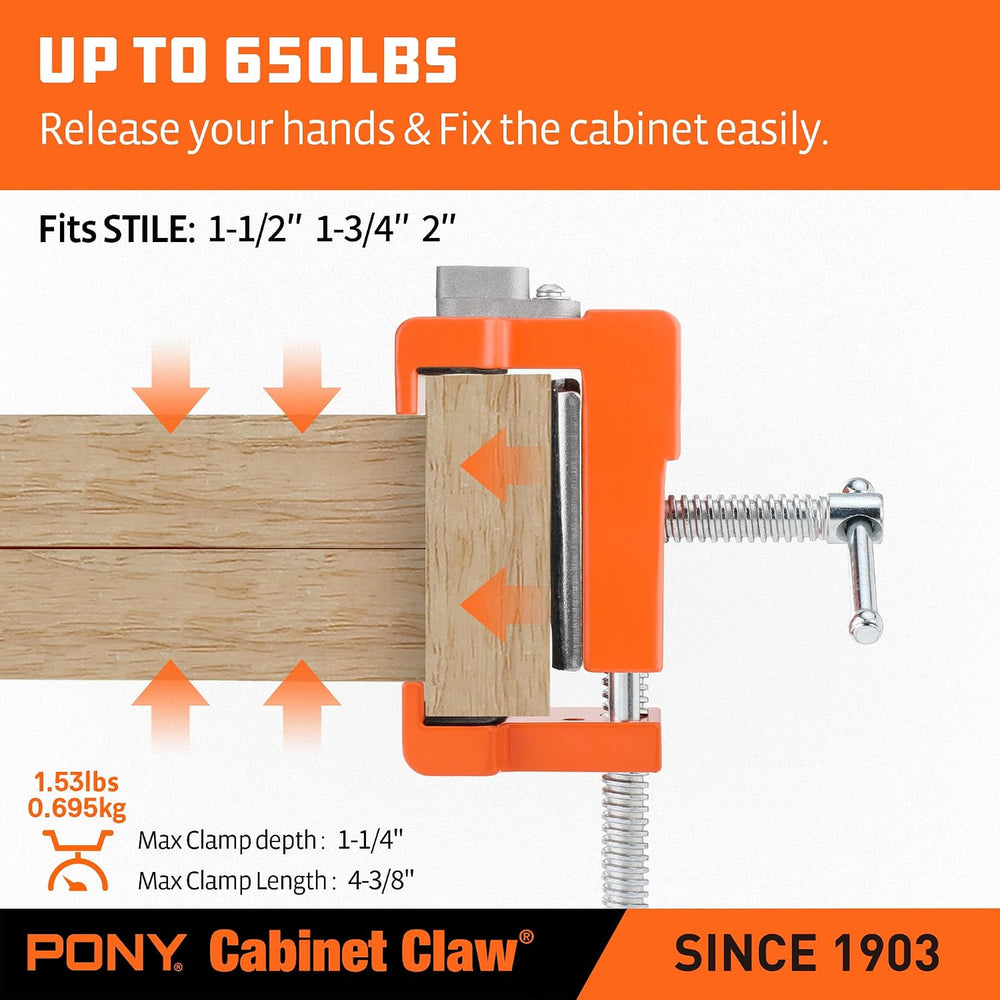PONY 2-Pack Original Cabinet Clamps, 8510