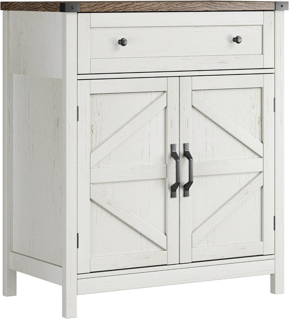 ChooChoo 30" W Coffee Bar Cabinet, Kitchen Storage Cabinet with Drawer