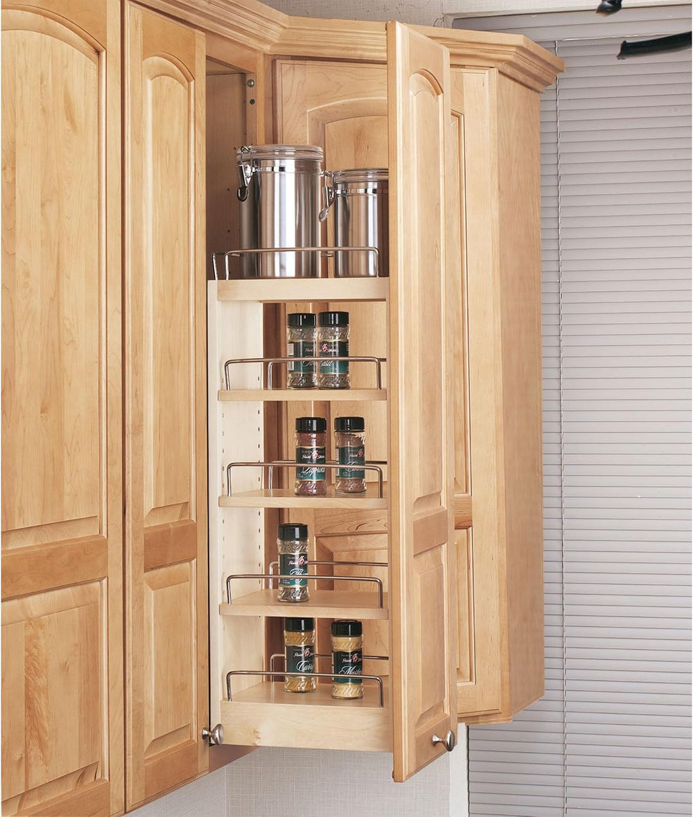 Rev-A-Shelf Pullout Kitchen Cabinet Organizer, Min Cabinet Opening 8.5" W