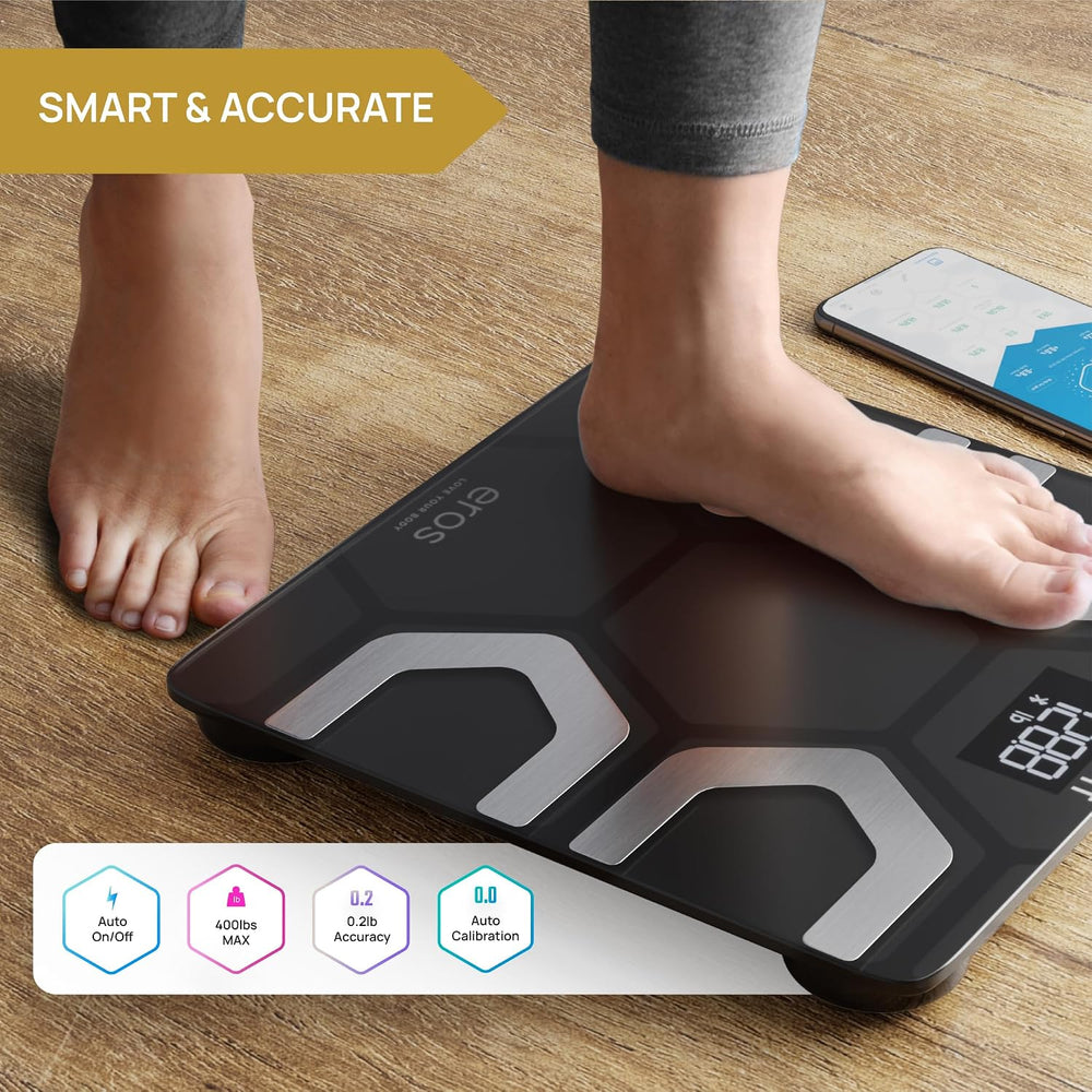 INEVIFIT EROS Bluetooth Body Fat Scale Smart BMI Highly Accurate Digital Bath...
