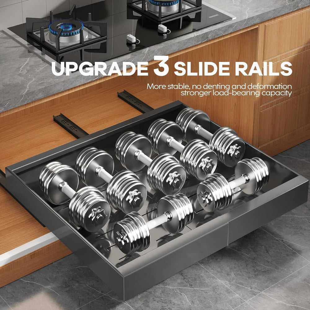 Seinloes 4 Pack Expandable (15.1"-26.3") Pull Out Cabinet Organizer...