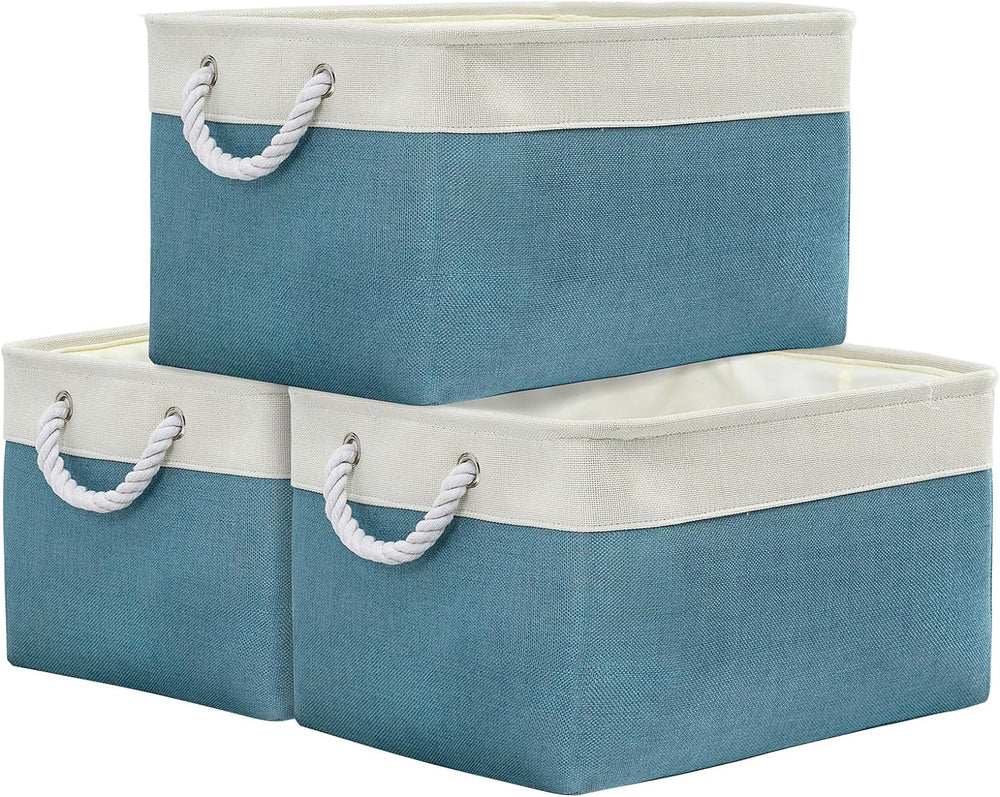 TheWarmHome Storage Baskets for Organizing (3 Pack)