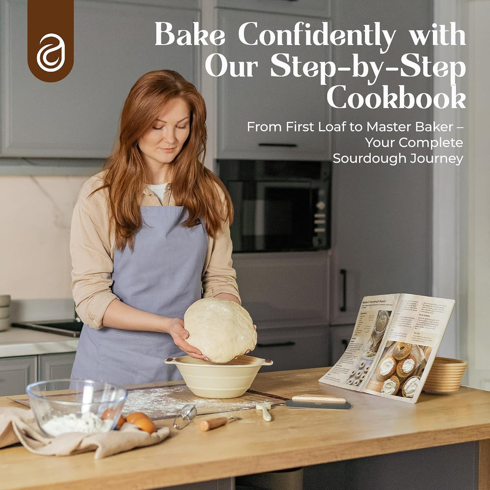 Sourdough Starter Kit with Dutch Oven and Scale - Complete Sourdough Kit with...