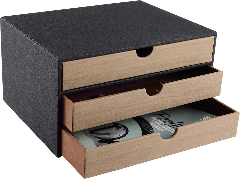 Fashion Multicolor Collocation Leather Desk Organizer File Cabinet Executive ...