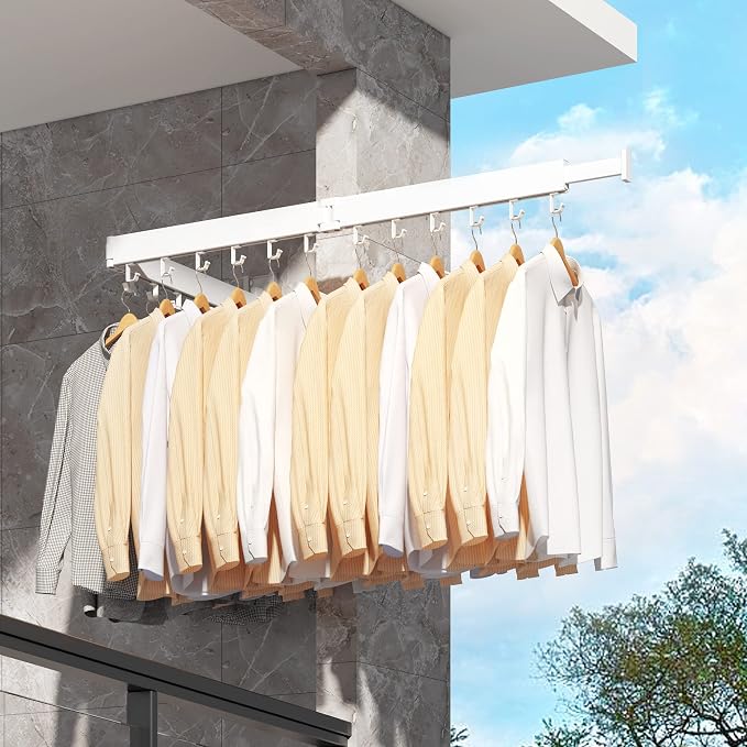 Clothes Drying Rack Wall Mounted, Drying Rack Clothing, Laundry Drying Rack